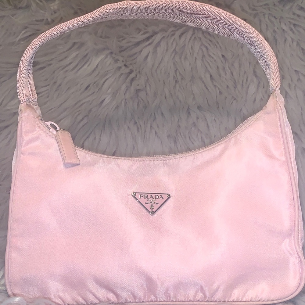 Authentic, Late ‘90s, Prada Tessuto mini hobo bag!